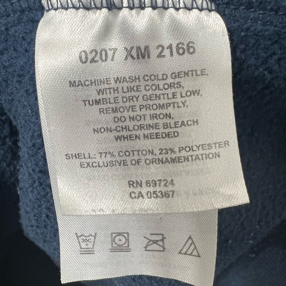 Columbia West Virginia Mountaineers Blue Pullover Hoodie - Picture 5 of 6